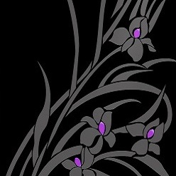 Стекло Вальс цветов