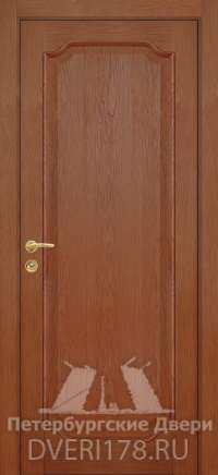 Дверь INVISIBLE ДГ Наполеон 2 шпонированная в цвете Дуб коньяк