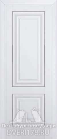 Двустворчатая дверь 27U из экошпона в цвете Аляска