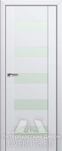 Дверь-купе 29U из экошпона в цвете Аляска стекло Матовый