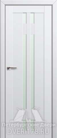 Дверь-купе 40U из экошпона в цвете Аляска стекло Матовый