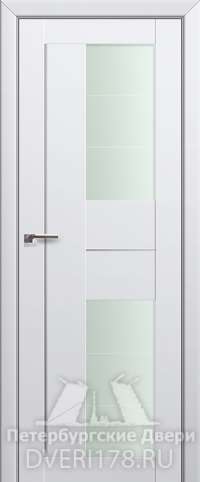 Дверь 44U из экошпона в цвете Аляска стекло Varga