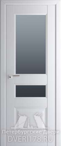 Дверь-купе 94U из экошпона в цвете Аляска стекло Графит