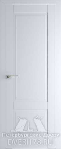 Двустворчатая дверь 105U из экошпона в цвете Аляска