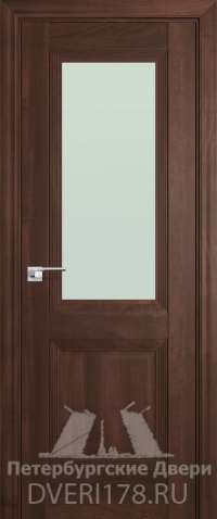 Дверь-купе 81X из экошпона в цвете Орех Сиена стекло Матовый