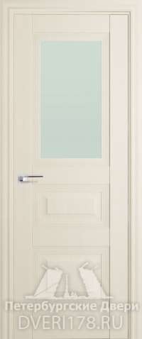 Дверь-купе 83X из экошпона в цвете Эш Вайт стекло Матовый