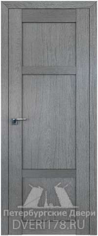 Дверь 2.14XN из экошпона в цвете Грувд серый