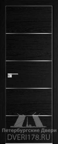 Двустворчатая дверь 7ZN из экошпона в цвете Дарк браун