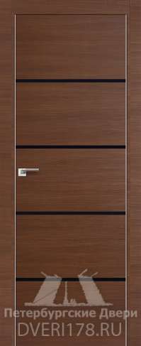 Дверь-купе 20Z из экошпона в цвете Малага Черри Кроскут стекло VG черный глянец