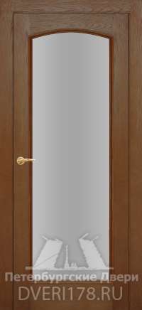 Дверь INVISIBLE ПО Палермо 5 шпонированная в цвете Дуб тобако стекло Сатинат Белый