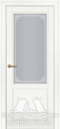 Дверь INVISIBLE ПО Verona 2 покрытая эмалью в цвете Белый эмаль стекло Сатинат Белый