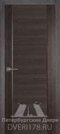 Дверь INVISIBLE Line3 из экошпона в цвете Венге седой