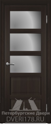 Дверь INVISIBLE ДО Рим 20 из экошпона в цвете Венге стекло Сатинат Белый