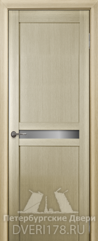 Дверь-купе ДО КВАДРО 3 из экошпона в цвете Ясень шимо стекло Сатинат Белый