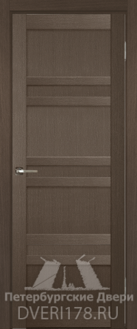 Дверь INVISIBLE ДГ КВАДРО 21 из экошпона в цвете Венге седой