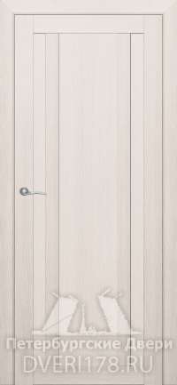 Рото-дверь ДГ Интеграл 15 из экошпона в цвете Кремовый