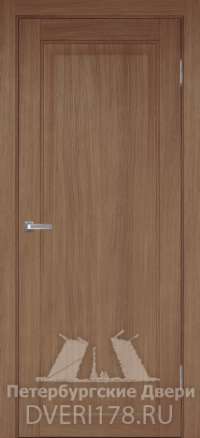 Дверь INVISIBLE ДГ элеганс 1 из экошпона в цвете Тик