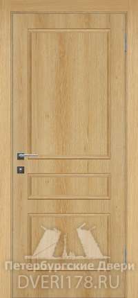 Дверь INVISIBLE ДГ Родос из экошпона в цвете Дуб Янтарь