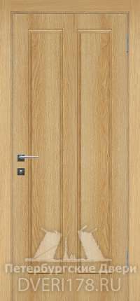 Дверь INVISIBLE ДГ Блис из экошпона в цвете Дуб Янтарь