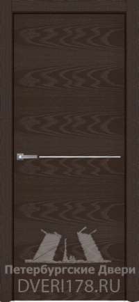 Дверь PG TOLEDO 1 шпонированная в цвете ясень мокко