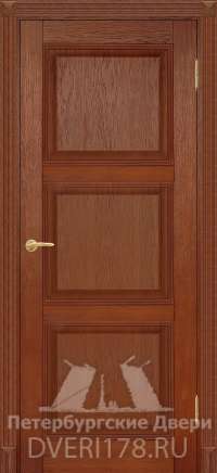 Дверь INVISIBLE ДГ Модена из массива дуба в цвете Дуб коньяк