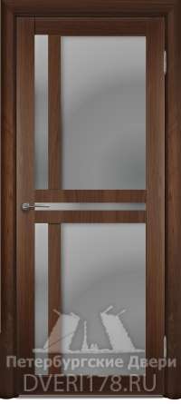 Дверь INVISIBLE ДО Интеграл 4 из экошпона в цвете Венге стекло Сатинат Белый