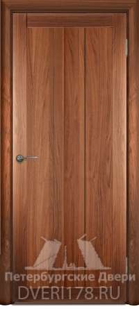 Дверь-пенал ДГ Интеграл 9 из экошпона в цвете Орех