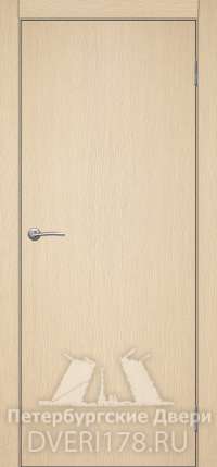 Дверь-пенал ДГ Гладкое М-5 шпонированная в цвете Беленый Дуб